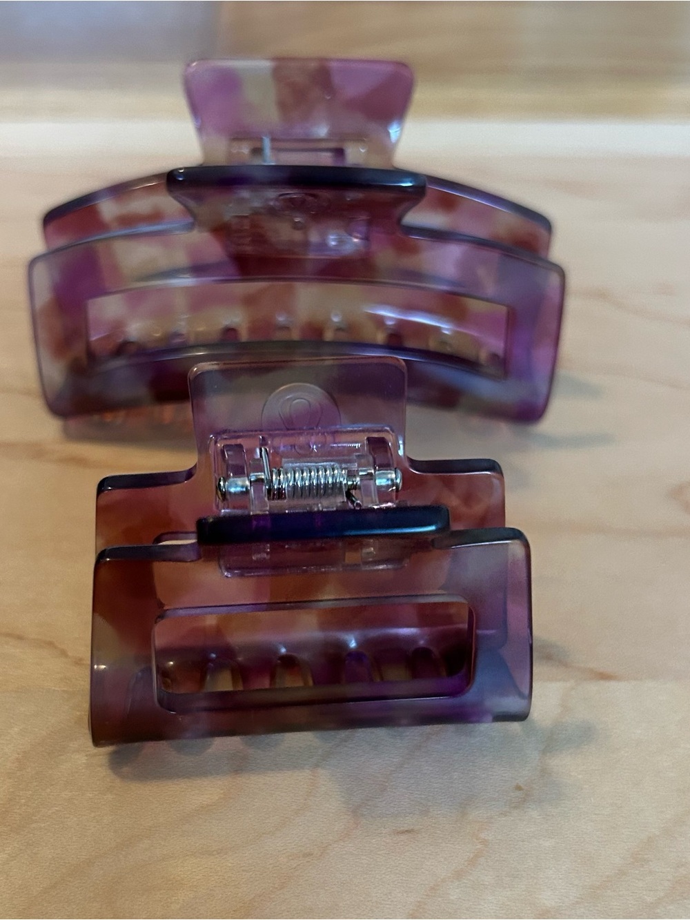 lululemon athletica Five Piece Lavender and Magenta Hair Accessory Set - Picture 4 of 10